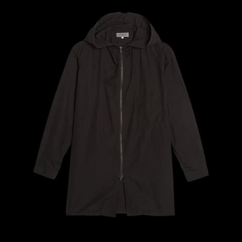 Yohji Yamamoto Pour Homme Chainstitch Hood Shirt 'Black'