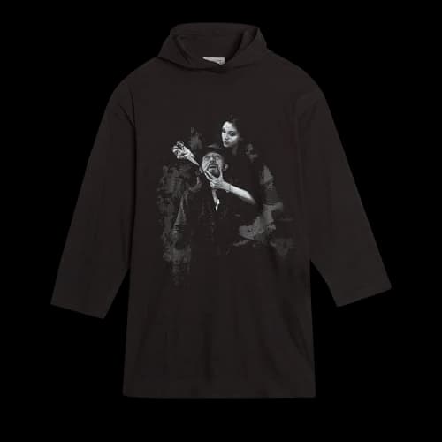 Yohji Yamamoto Pour Homme This Man Print Hoodie 'Black'