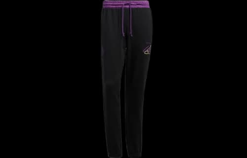 adidas Dame 8 Inn Pnt Pattern Embroidered Loose Basketball Sports Pants/Trousers/Joggers Black