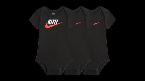 Kith Baby x Nike 3-Pack Bodysuit Black