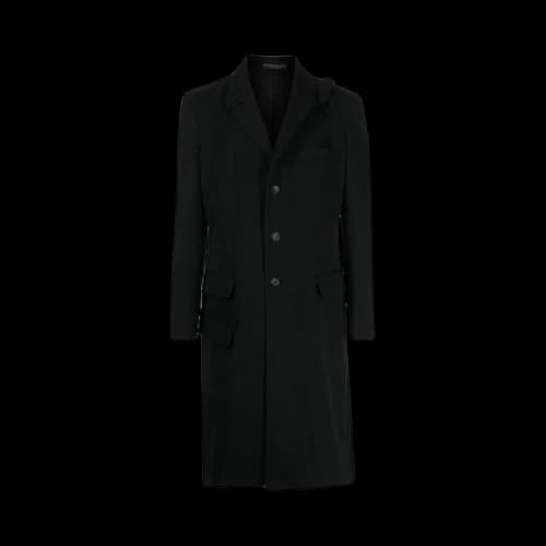 Yohji Yamamoto Pour Homme Gabardine Stole Jacket 'Black'