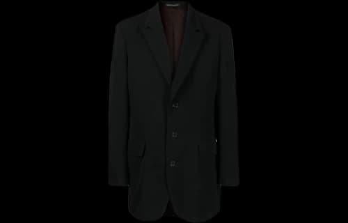 Yohji Yamamoto Pour Homme Lapel Jacket 'Black'