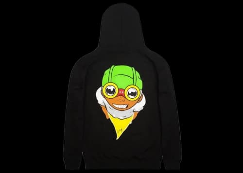 Hebru Brantley x BAIT Fly Boy Hoodie Black