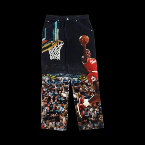 Air Jordan Printed Twill Pants 'Black'