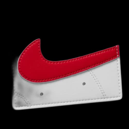 Nike Icon Air Force 1 Card Wallet 'White Red'