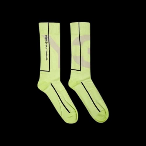 Y-3 CL Logo Socks 'Frozen Yellow'