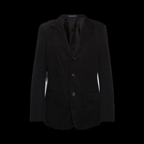Yohji Yamamoto Pour Homme Single Breasted Blazer 'Black'
