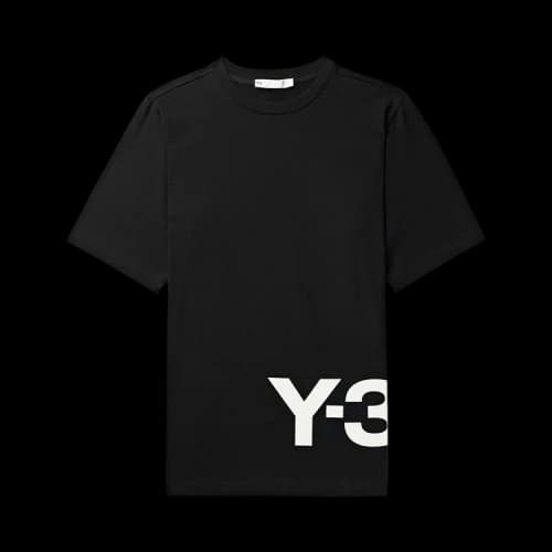 adidas Y-3 CH1 Short Sleeve Large Logo Tee 'Black'