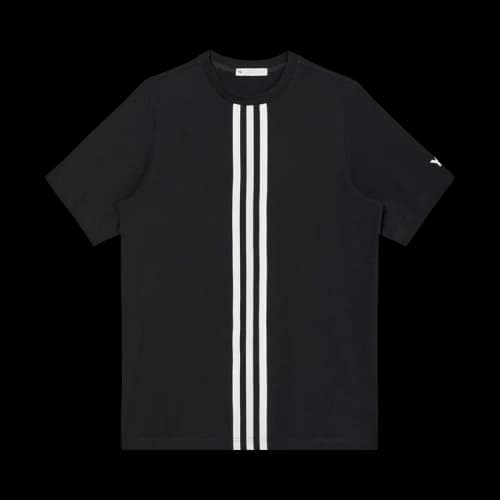 adidas Y-3 Center Front Stripes T-shirt 'Black White'