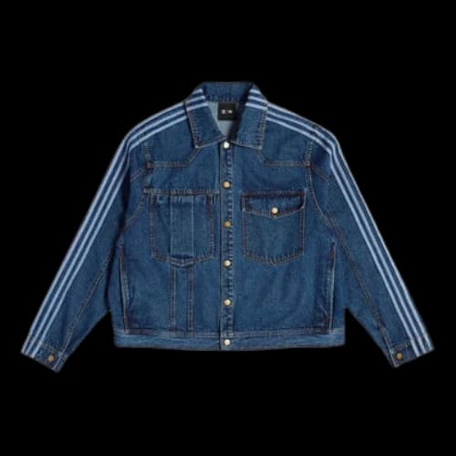 adidas originals x Ivy Park Crossover Casual Denim Blue Jacket