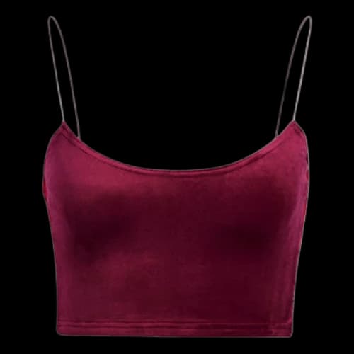adidas x Ivy Park Velour Bra 'Burgundy'b (Women's)
