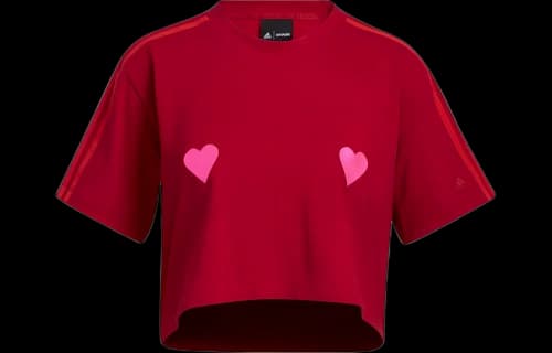 adidas x Ivy Park Crop T-Shirt 'Red' (Women's)