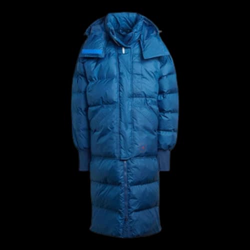adidas by Stella McCartney x Long Padded Winter Jacket 'Blue' (Women's)