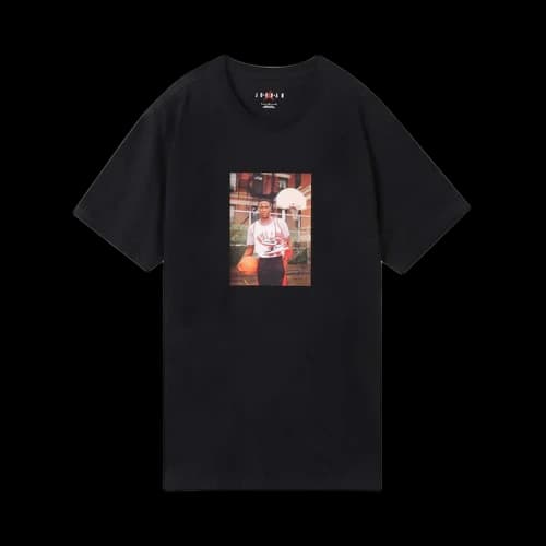 Air Jordan Photo T-Shirt 'Black/White'