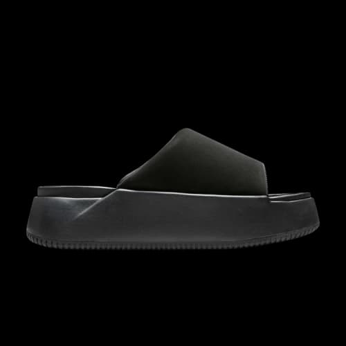 Nike Calm Elevation Slide Triple Black (Women's)