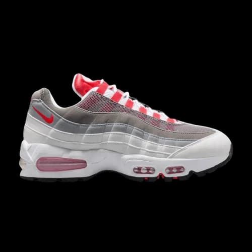 Nike Air Max 95 OG Big Bubble White Light Crimson (Women's)