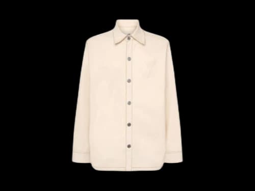 Ami Paris Ami de Coeur Overshirt Jacket White/Creme