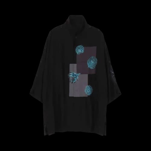 Yohji Yamamoto Pour Homme Shoulder Opened Creature Coat 'Black'