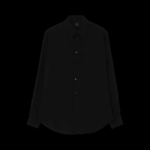 Yohji Yamamoto Suit S Poplin Standard Shirt 'Black'