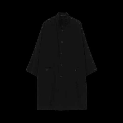 Yohji Yamamoto Pour Homme Button Stand Long-Sleeve Jacket 'Black'