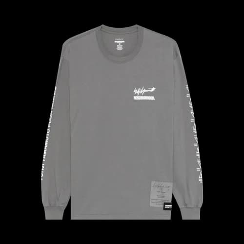 Yohji Yamamoto Pour Homme Long-Sleeve T-Shirt 'Grey'