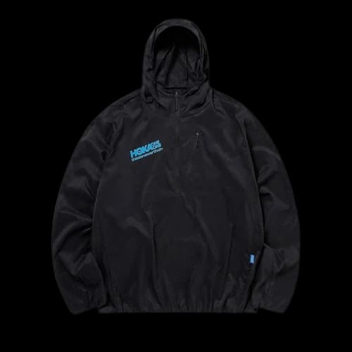 thisisneverthat x Hoka One One Wind-Resistant Hooded Pullover 'Black'