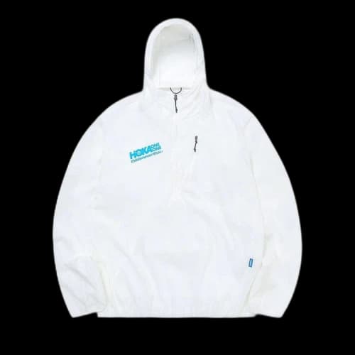thisisneverthat x Hoka One One Wind-Resistant Hooded Pullover 'White'