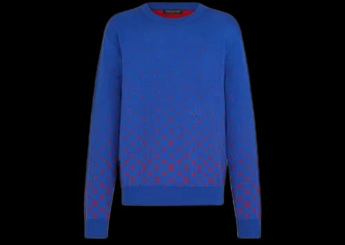 Louis Vuitton x NBA LVSE Monogram Degrade Crewneck Blue