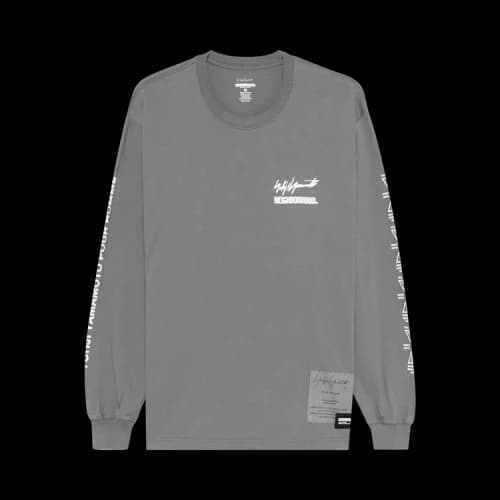 Yohji Yamamoto × Neighborhood Long-Sleeve T-Shirt 'Grey'