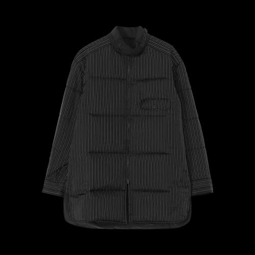 Yohji Yamamoto Pour Homme Chin Strap Padded B Coat 'Black'