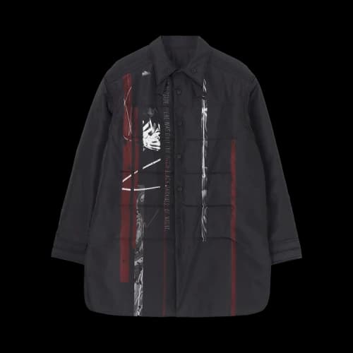 Yohji Yamamoto Double Layer Padded Blouse 'Black'