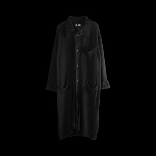 Yohji Yamamoto Pour Homme Pocket D High Neck Coat 'Black'