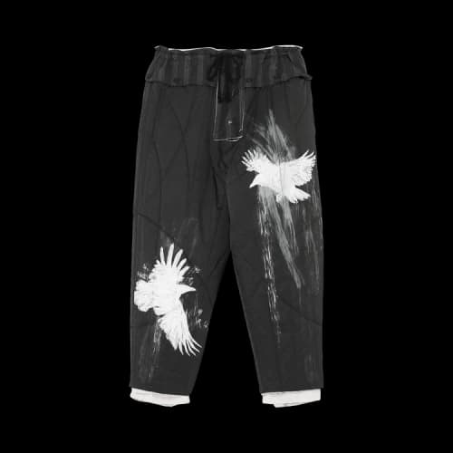 Yohji Yamamoto One Side Pocket Pants with Liner 'Ivory'