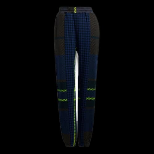 adidas originals x IVY PARK Crossover Contrast Color Stitching Bundle Feet Sports Pants/Trousers/Joggers Blue