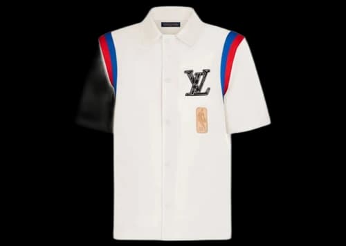 Louis Vuitton x NBA Basketball Short-Sleeved Shirt Beige
