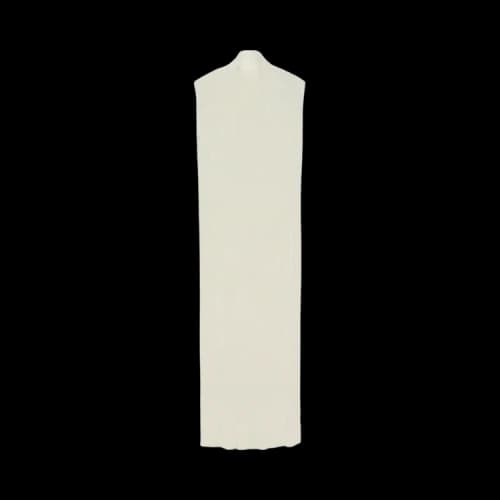 Helmut Lang Long Sleeveless Dress 'Cream'
