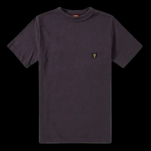 HUMAN MADE Logo Embroidered Short Sleeve Black