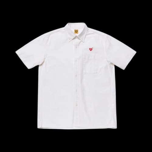 Human Made Rip-Stop Button Down Short-Sleeve Shirt 'White'