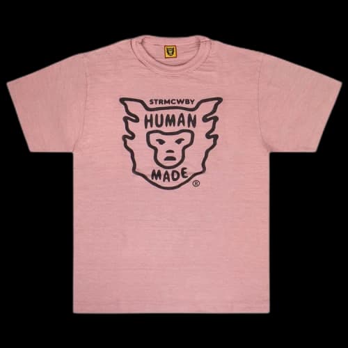 Human Made Face Logo Short-Sleeve T-Shirt 'Pink'