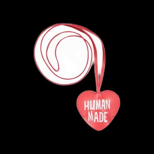 Human Made Keyring Leather Necklace 'Red'
