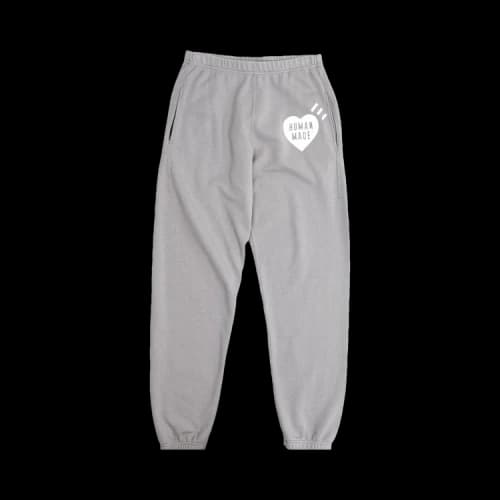 Human Made Heart Logo Sweat Pants 'Grey'