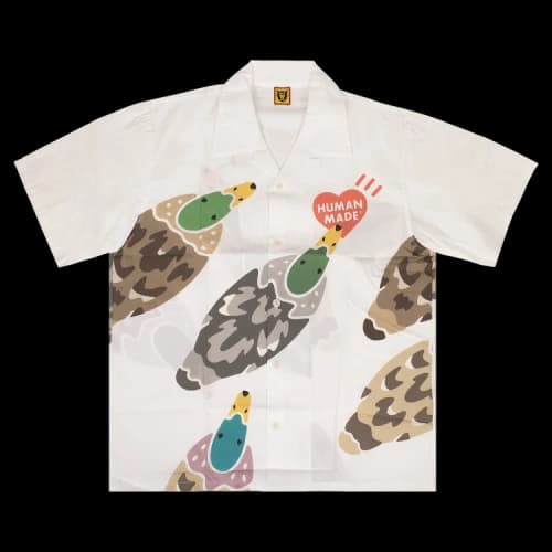 Human Made Duck Aloha Button Down Shirt 'White'