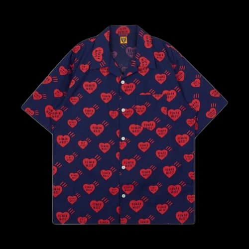 Human Made Heart Aloha Shirt 'Navy'