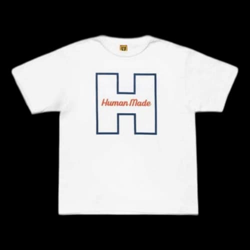 HUMAN MADE Chest Alphabet Printing Short Sleeve Unisex White