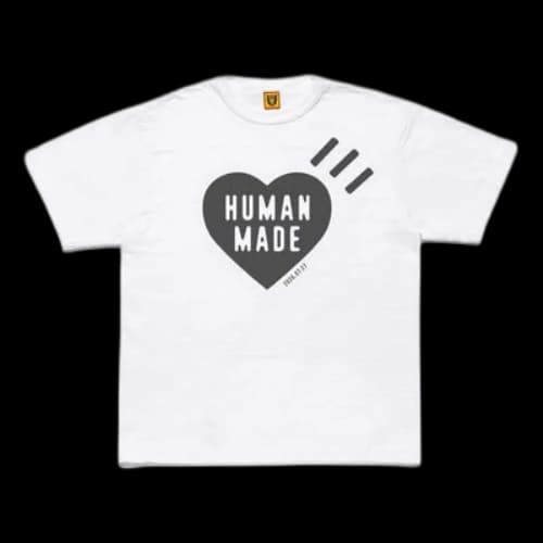 HUMAN MADE LOGO Short Sleeve Unisex White
