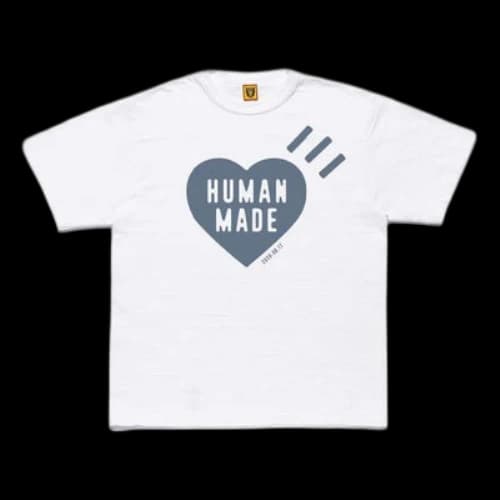 HUMAN MADE Short-Sleeved Unisex White/Blue