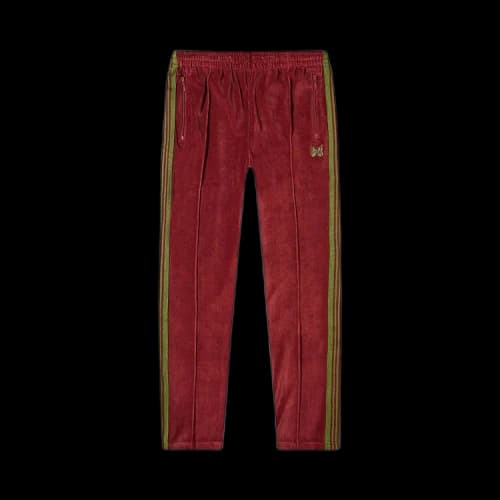 Needles Narrow Track Pant 'Bordeaux'