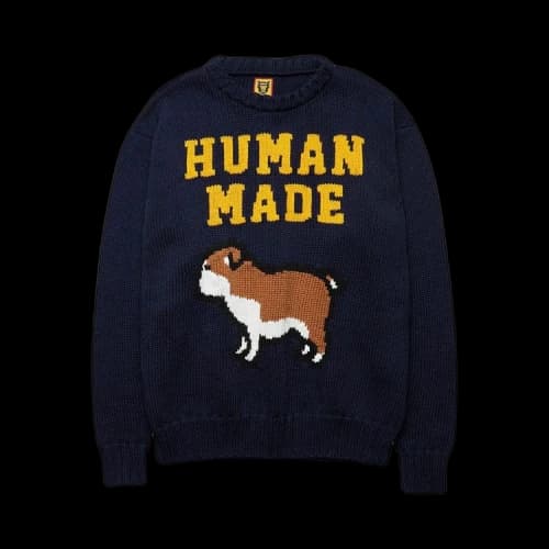 Human Made Knit Sweatshirt 'Navy'