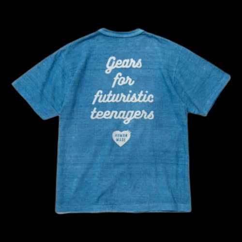 HUMAN MADE Heart Badge T-shirt 'INDIGO'