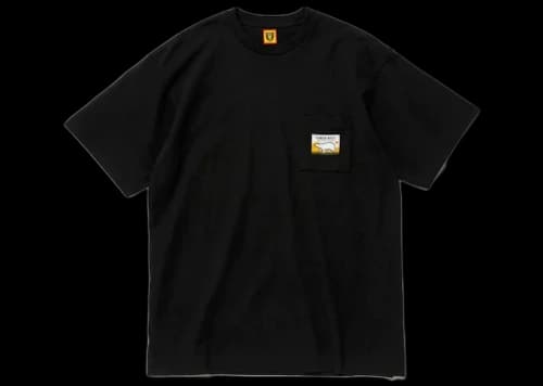 Human Made Polar Bear Pocket T-Shirt Black